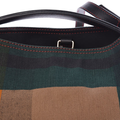 Burberry Canvas Mega Check Medium Ashby Hobo Multicolor 10 of 10