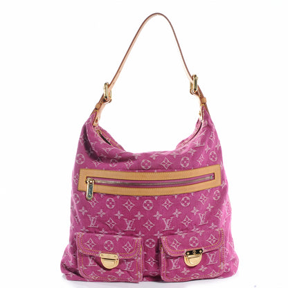 Louis Vuitton Denim Baggy GM Fuchsia 1 of 7
