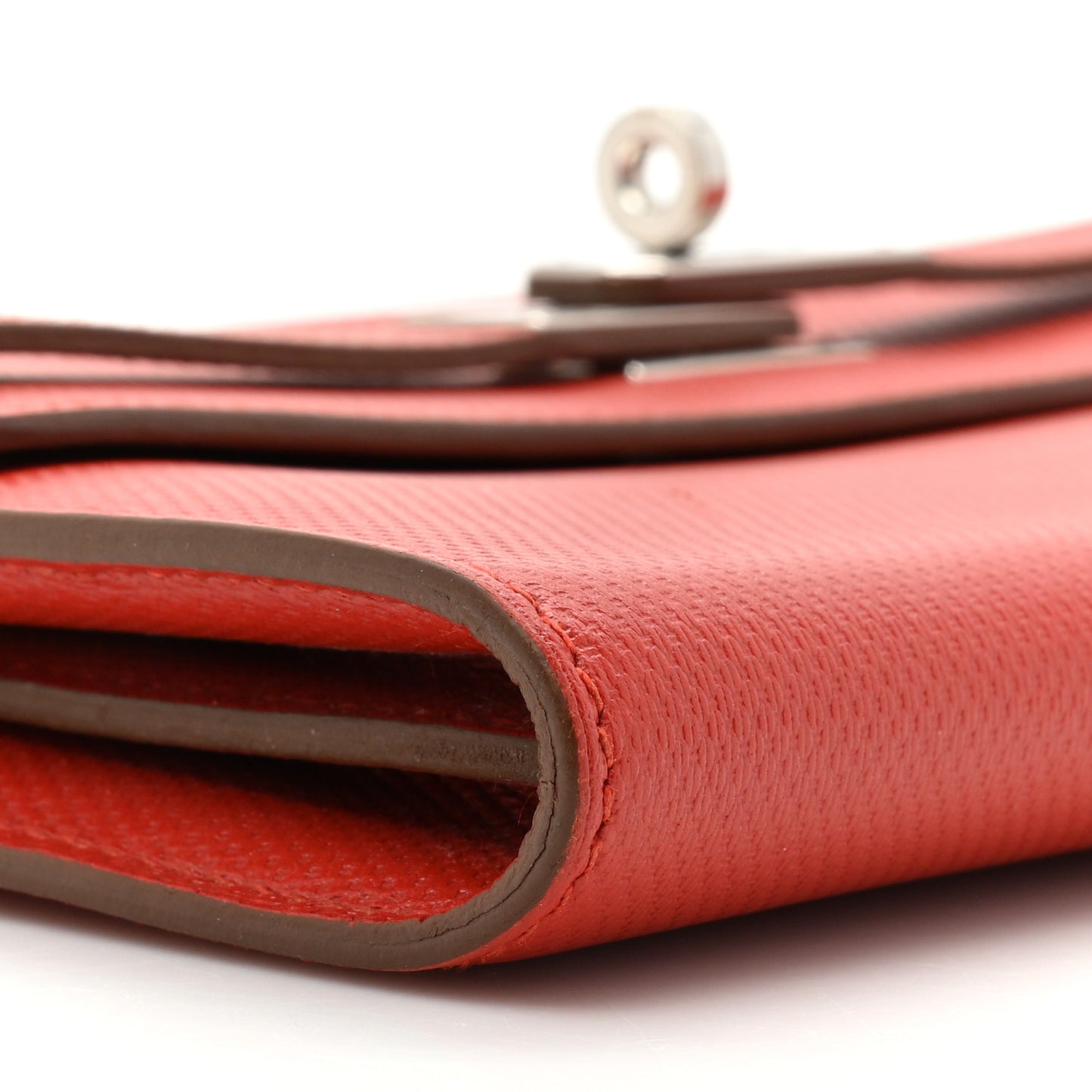 Grain d'H Kelly Longue Wallet Sanguine