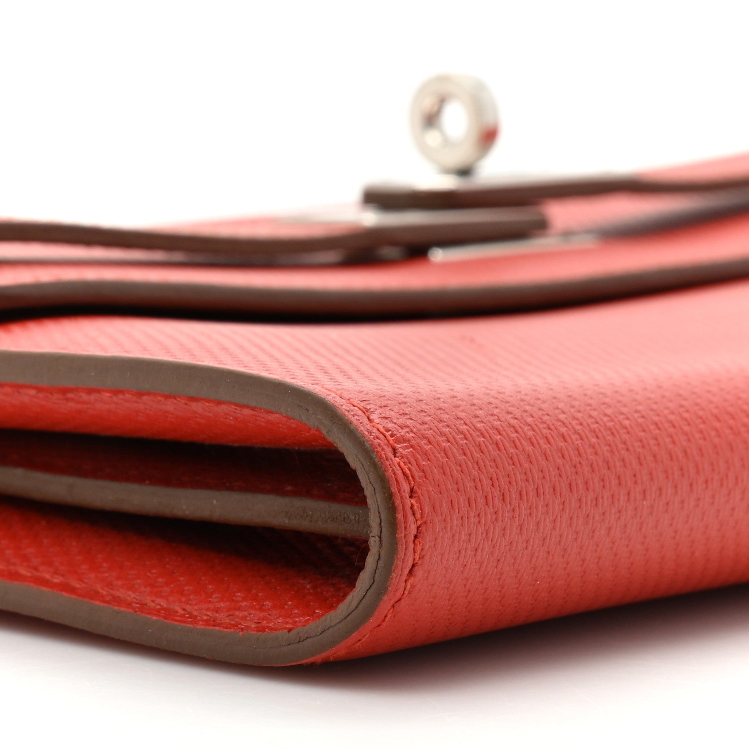 Hermes Grain d'H Kelly Longue Wallet Sanguine 11 of 11
