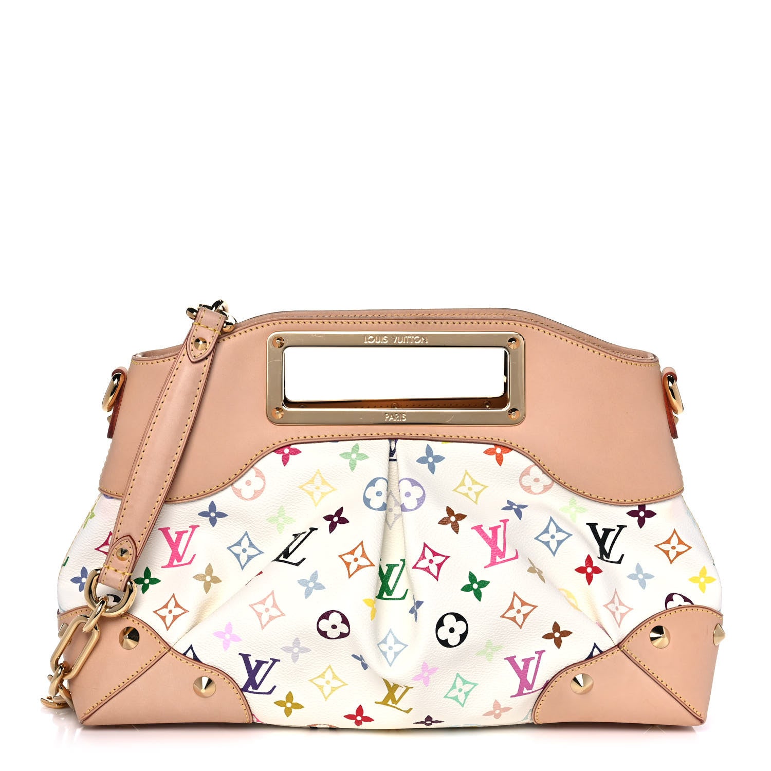 Louis Vuitton Monogram Multicolor Judy MM White 1 of 10