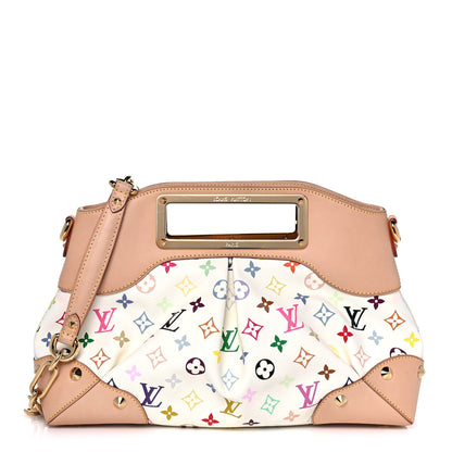 Louis Vuitton Monogram Multicolor Judy MM White 1 of 10