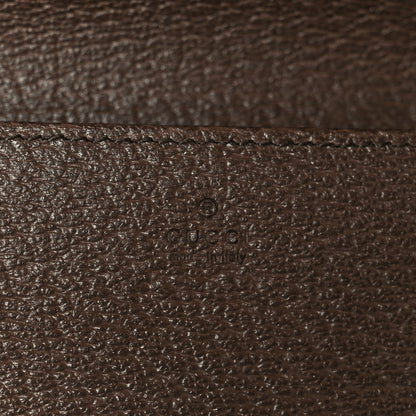 Gucci Monogram Jumbo GG Textured Dollar Calfskin Embroidered Horsebit 1955 Wallet On Chain Camel Ebony New Acero Multicolor 6 of 10