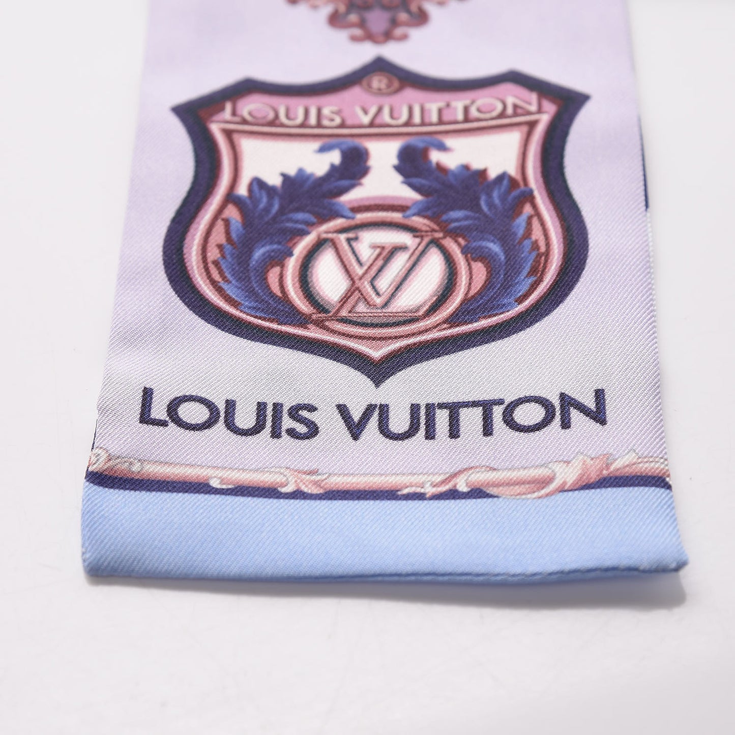 Silk Into Louis Bandeau Blue Grey