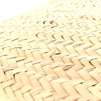Celine X DAVID KRAMER Raffia Calfskin Panier Bag White 10 of 11