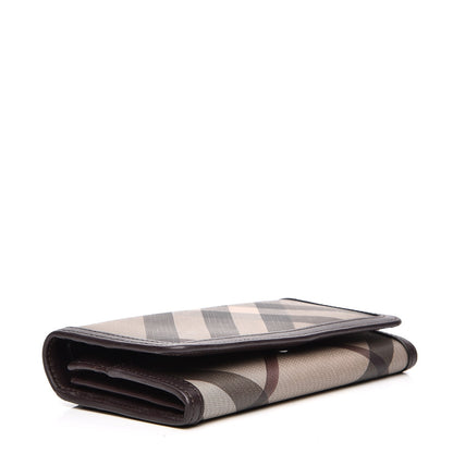 Burberry Smoked Check Penrose Wallet Plum 4 of 7