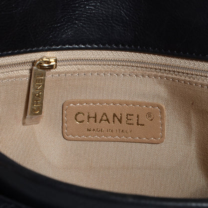 Chanel Calfskin Quilted Retro Chain Flap Black 7 of 9