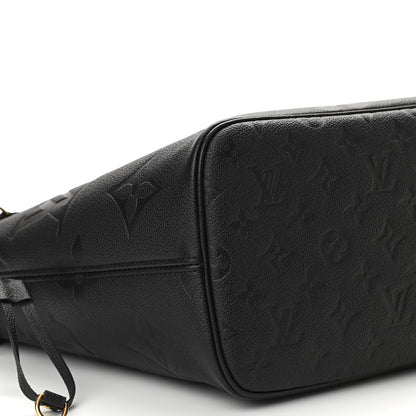 Louis Vuitton Empreinte Monogram Giant Neverfull MM Black 8 of 9