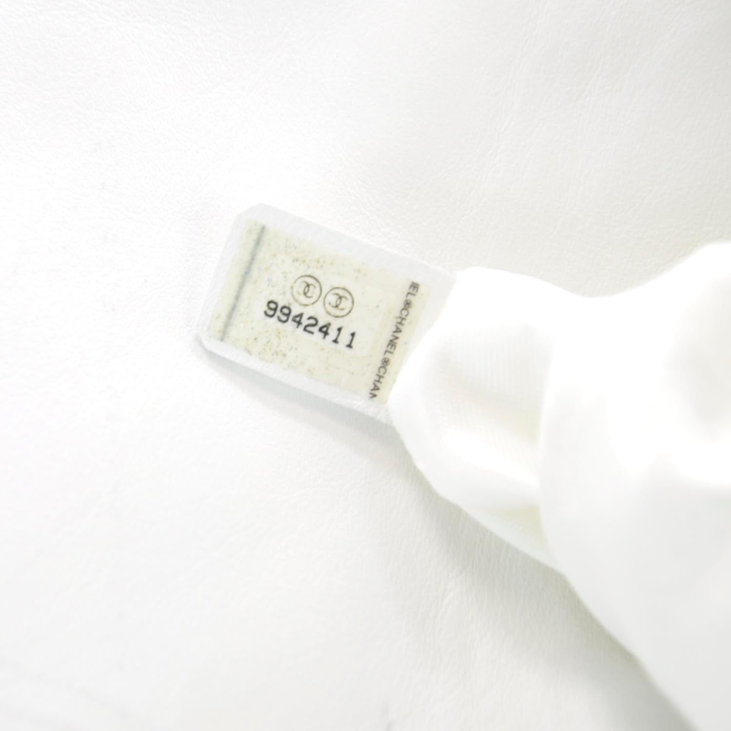 Chanel Python Cambon Shoulder Bag White 11 of 11