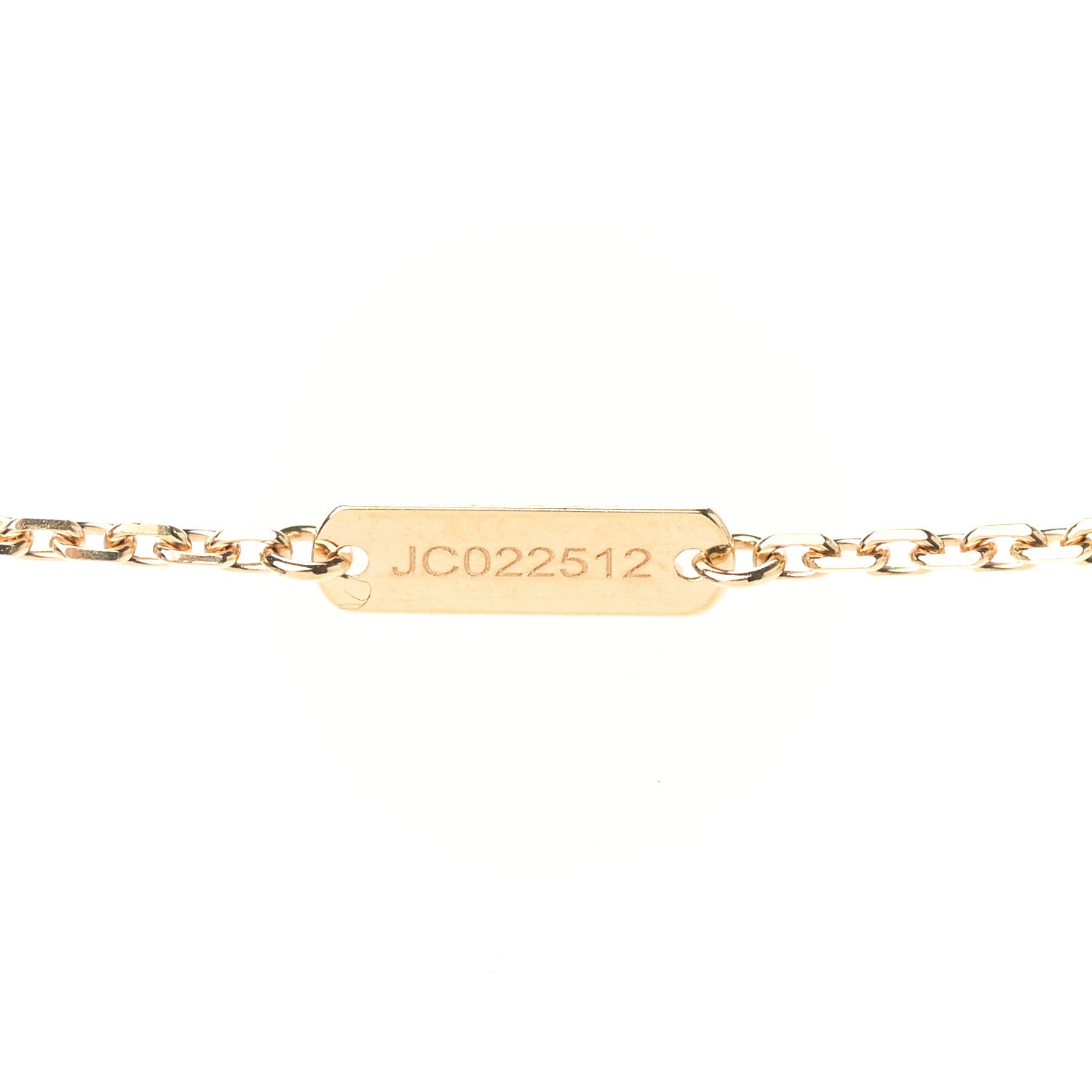 Van Cleef & Arpels 18K Yellow Gold Mother of Pearl Vintage Alhambra Pendant Necklace 6 of 7
