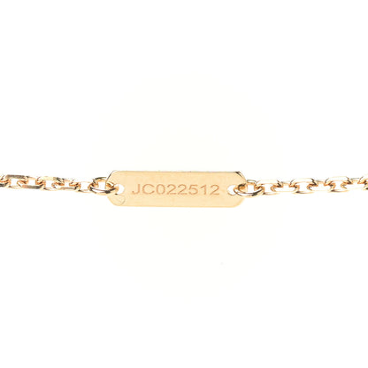 Van Cleef & Arpels 18K Yellow Gold Mother of Pearl Vintage Alhambra Pendant Necklace 6 of 7