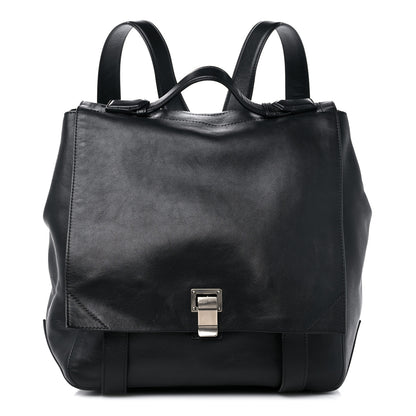 Proenza Schouler Calfskin Large PS Courier Backpack Black 1 of 18