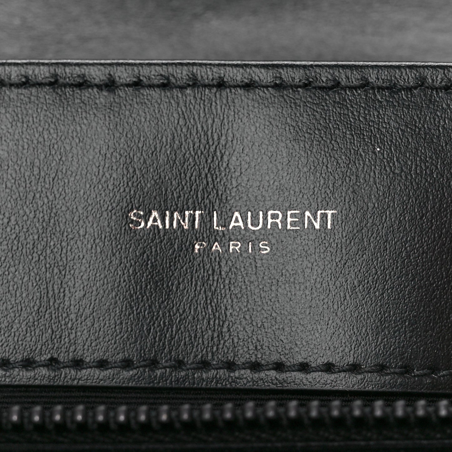 Calfskin Y Quilted Monogram Monochrome Medium Loulou Chain Satchel Black