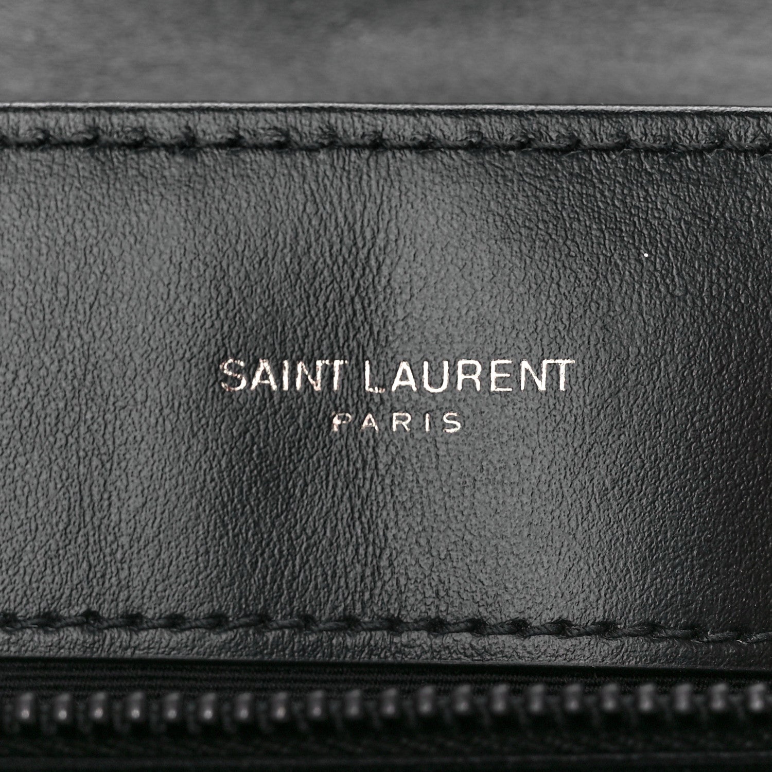 Saint Laurent Calfskin Y Quilted Monogram Monochrome Medium Loulou Chain Satchel Black 6 of 12