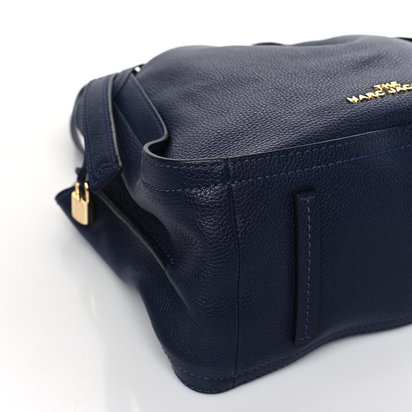 Grained Calfskin The Director Tote Blue Navy