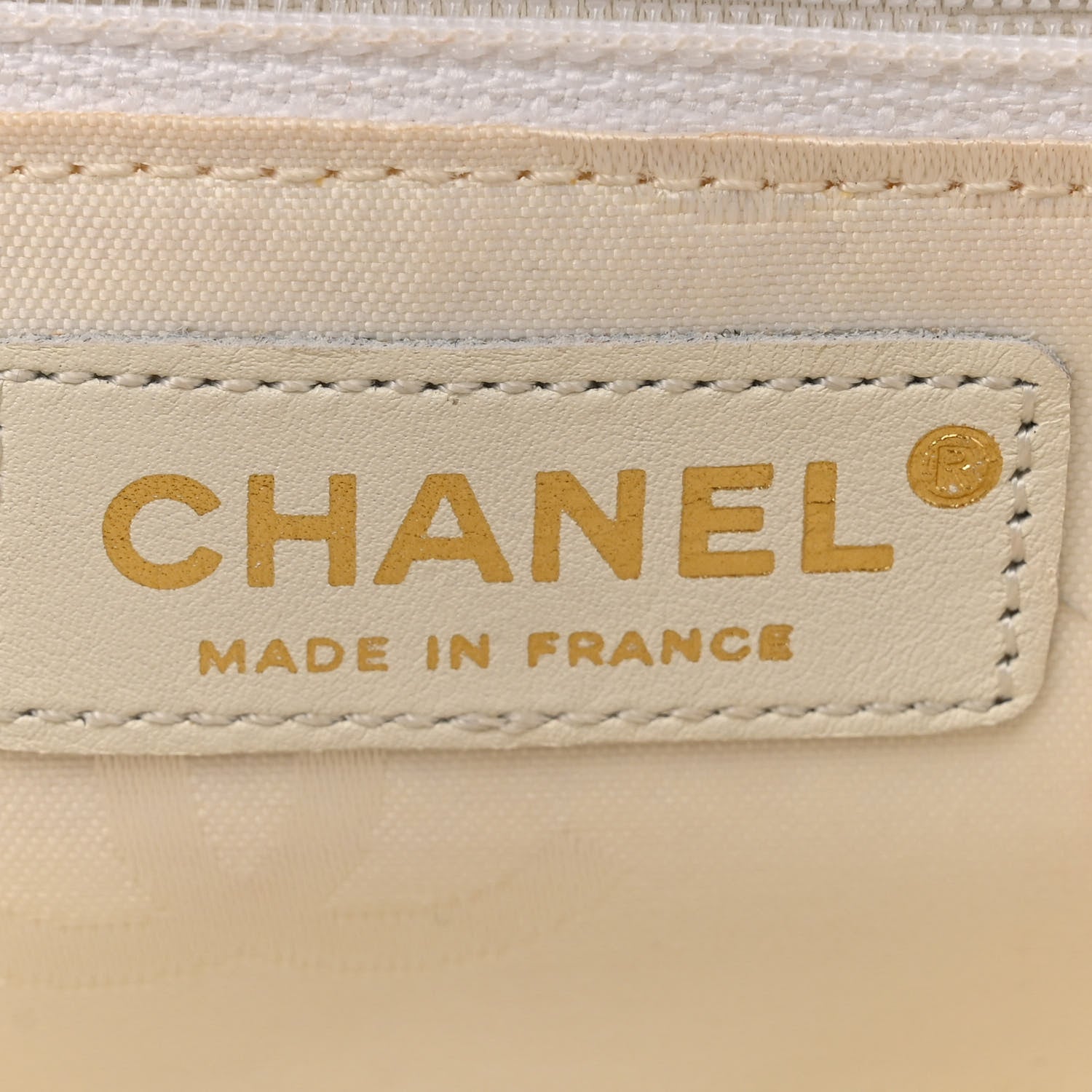 Chanel Calfskin Quilted Wild Stitch Top Handle Flap Beige 6 of 16
