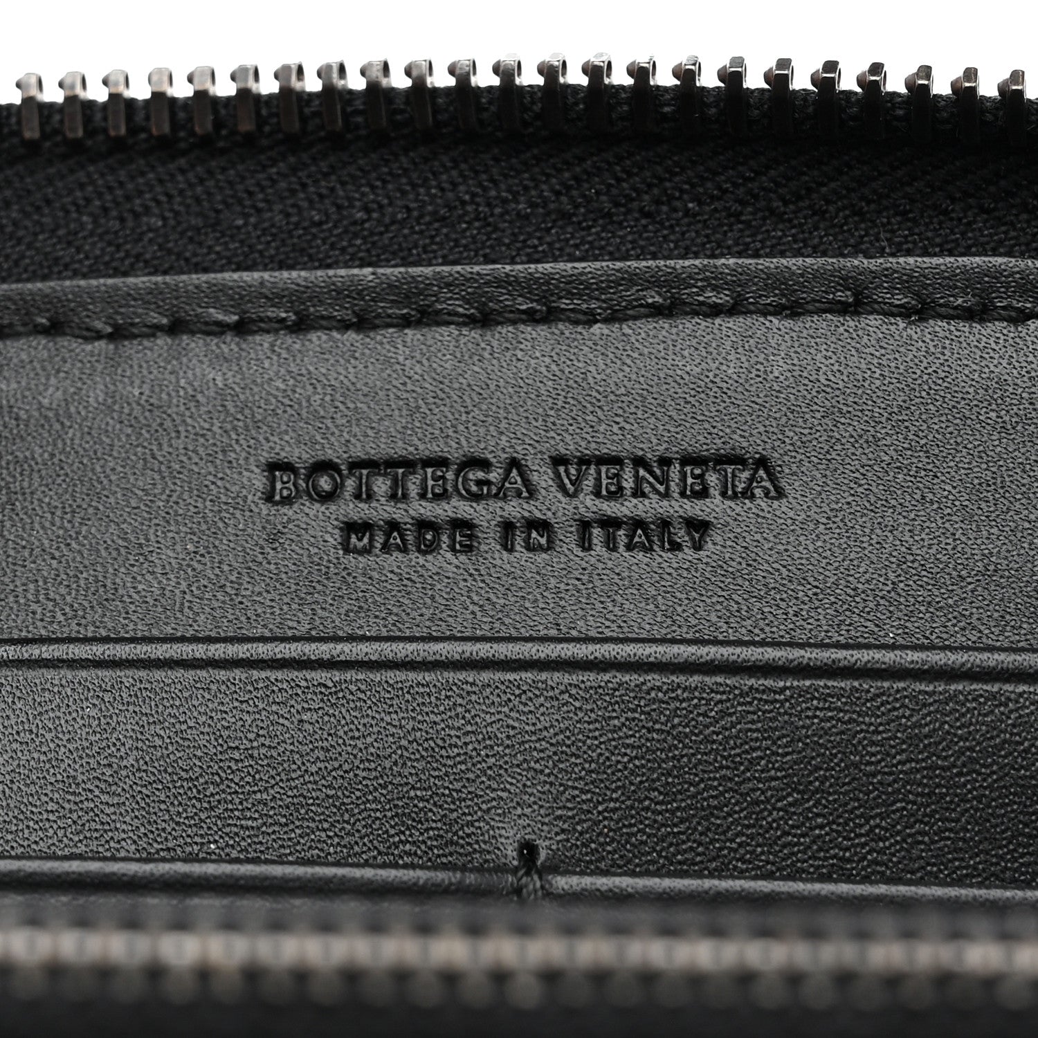 Bottega Veneta Nappa Intrecciato Zip Around Wallet Black 6 of 8