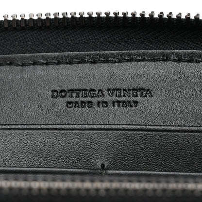 Bottega Veneta Nappa Intrecciato Zip Around Wallet Black 6 of 8