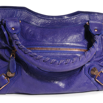 Balenciaga Agneau Giant 21 Rose Gold Hardware City Bleu Lavande 7 of 10