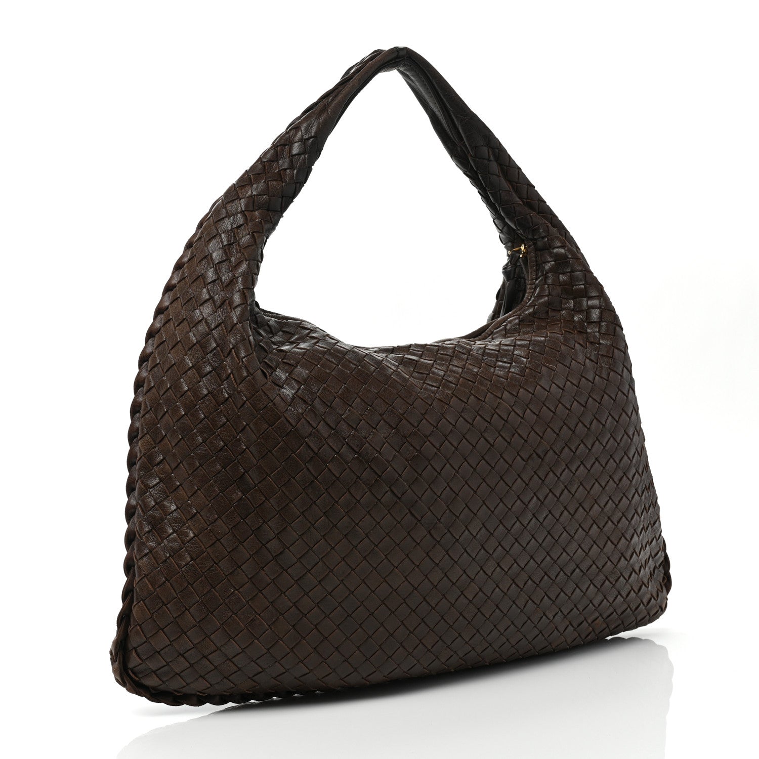 Bottega Veneta Nappa Intrecciato Large Veneta Hobo Ebano 2 of 7