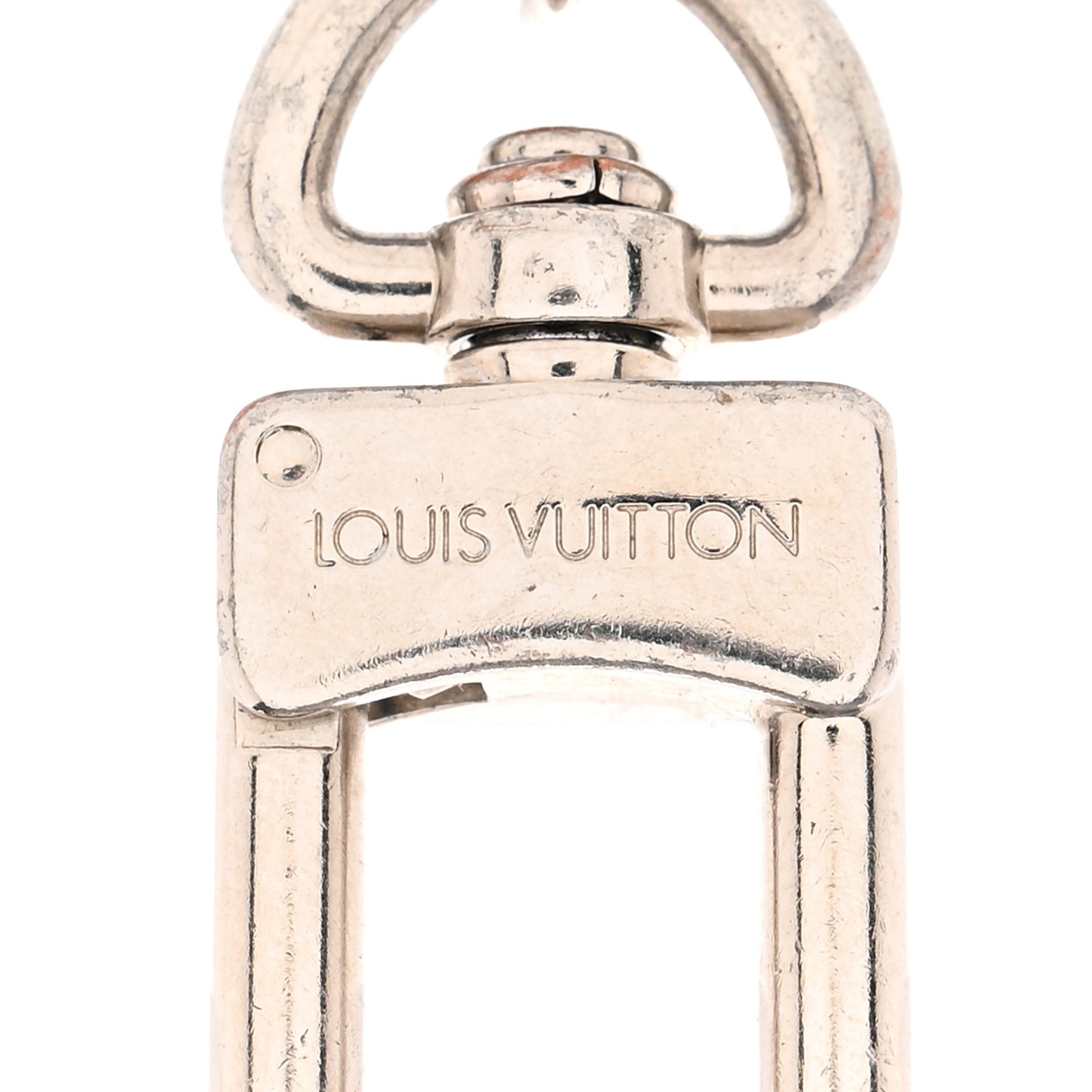 Metal Vivienne Bag Charm Key Holder Blue Marine