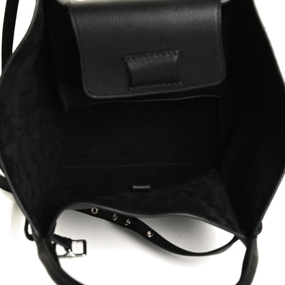 Celine Supple Grained Calfskin Small Long Strap Big Bag Black 5 of 13