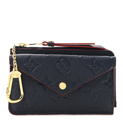 Louis Vuitton Empreinte Recto Verso Card Holder Marine Rouge 1 of 8