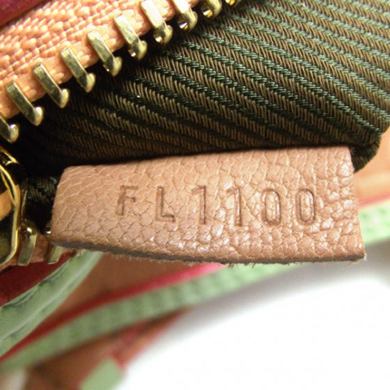 Monogram Leather Underground Flat Messenger Rose
