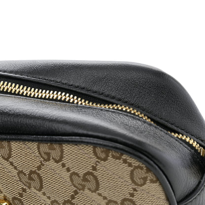 Gucci Monogram Matelasse Diagonal Small GG Marmont Chain Shoulder Bag Beige Black 11 of 11