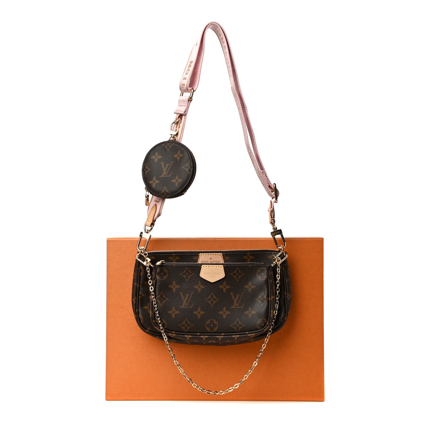 Monogram Multi Pochette Accessories Rose Clair