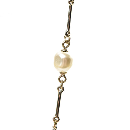 Chanel Pearl CC Pendant Long Necklace Gold 5 of 8