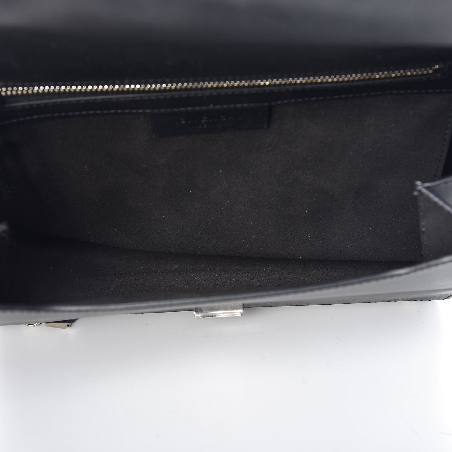 Calfskin Studded Medium Pandora Box Crossbody Bag Black