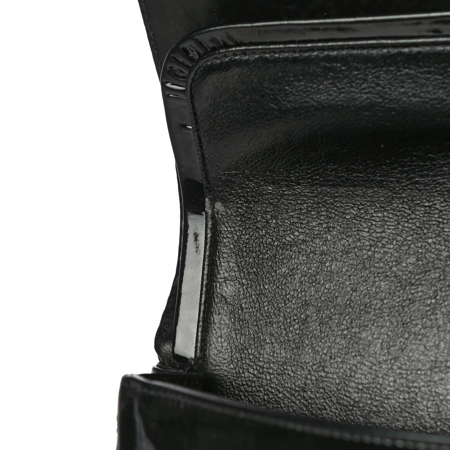 Chanel Patent Quilted Medium Double Flap Black 12 of 18