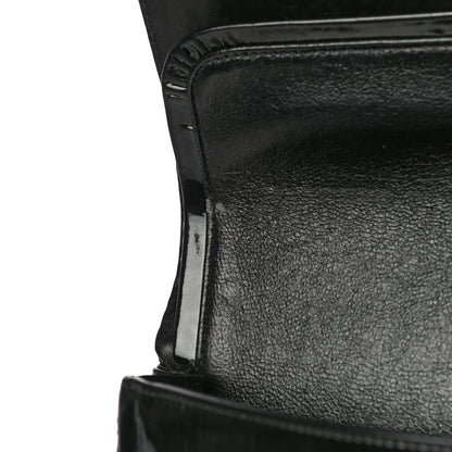 Chanel Patent Quilted Medium Double Flap Black 12 of 18