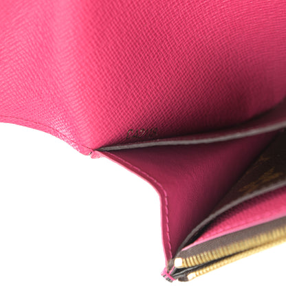 Louis Vuitton Monogram Bloom Flower Emilie Wallet 7 of 7