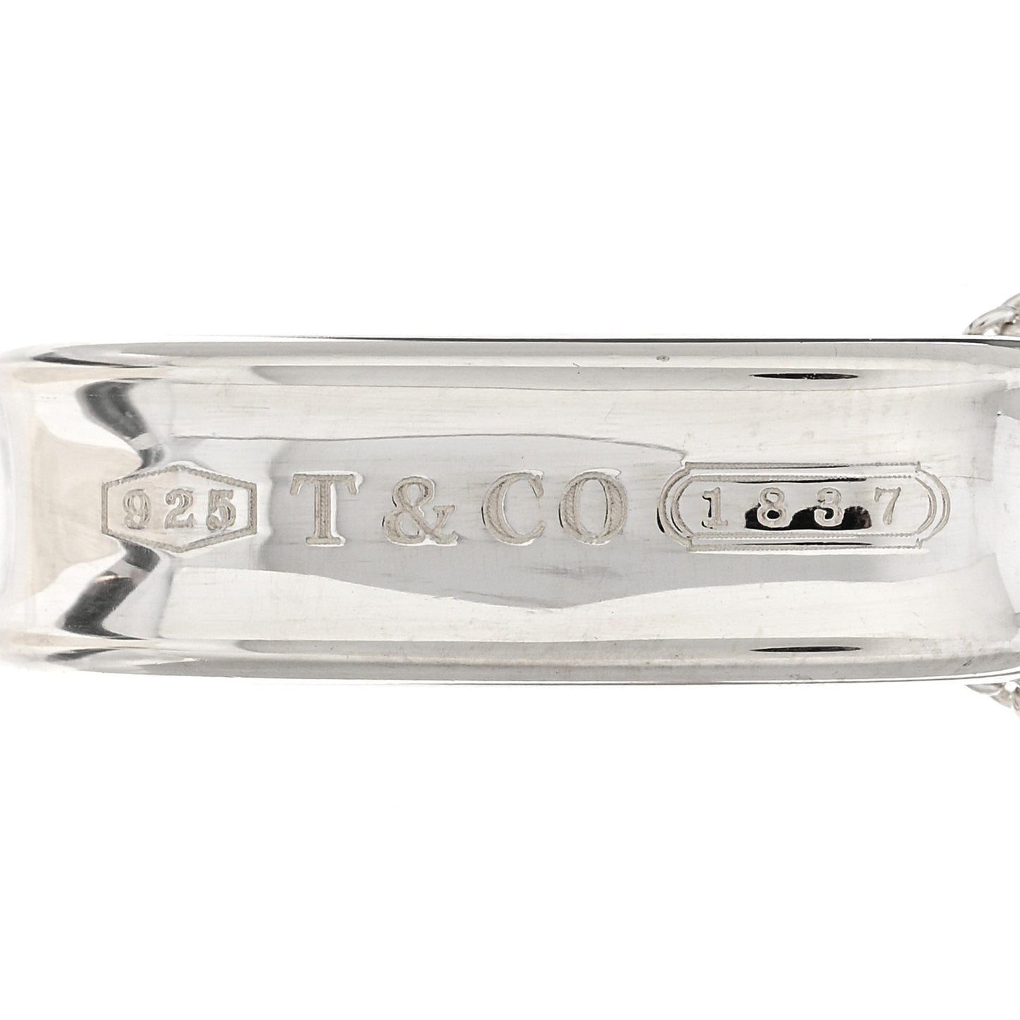 Sterling Silver 1837 Oval Loop Pendant Necklace