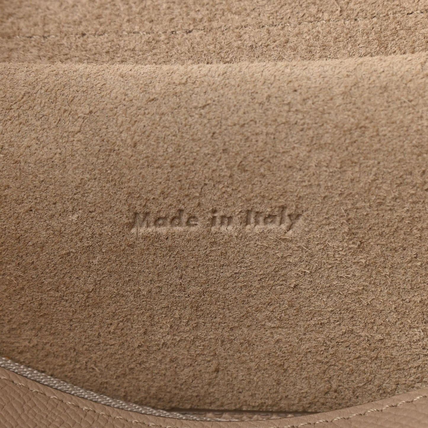 Grained Calfskin Mini Belt Bag Light Taupe