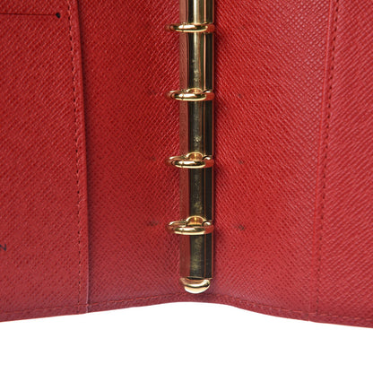 Louis Vuitton Epi Small Ring Agenda Cover Castillan Red 7 of 7
