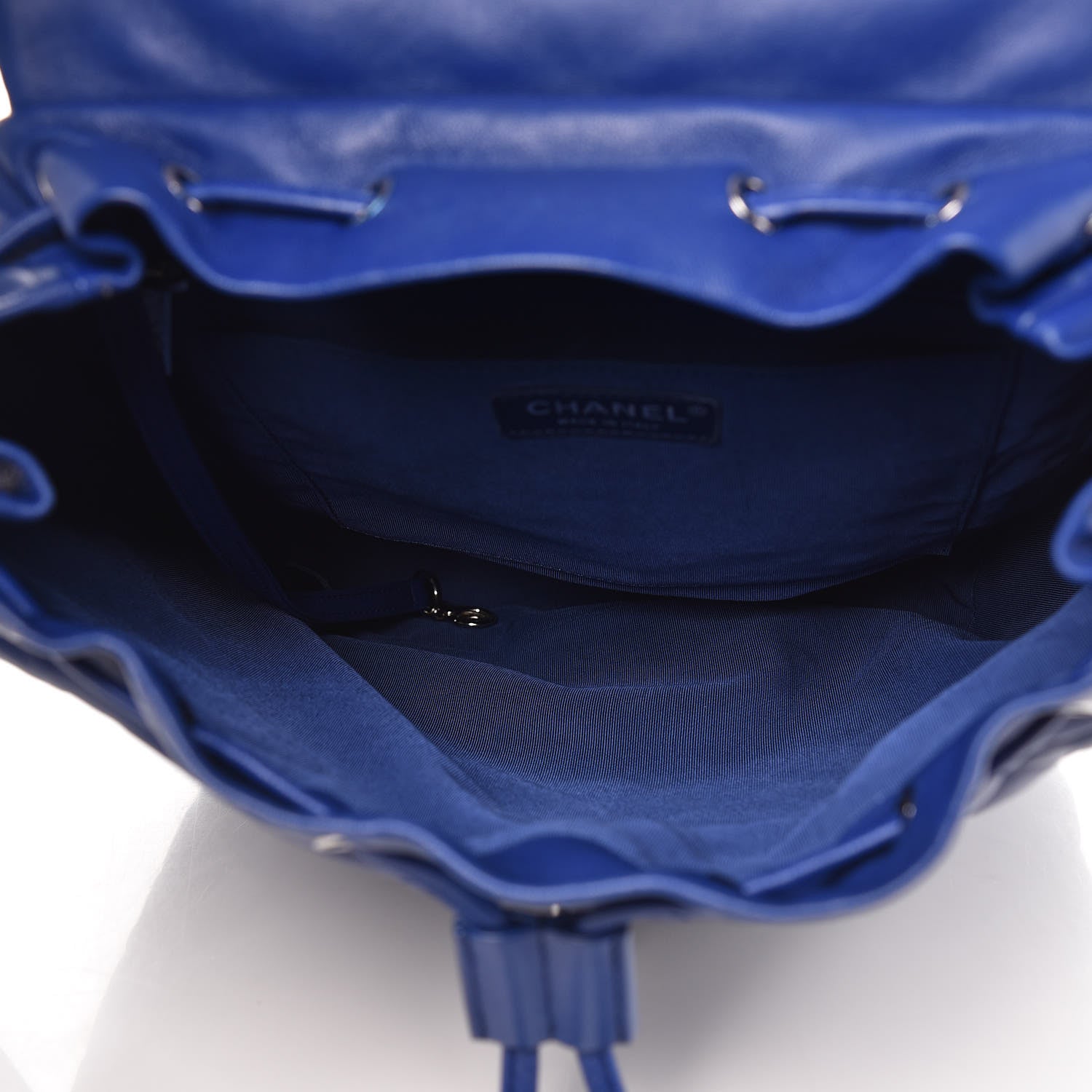 Chanel Lambskin Quilted Large Urban Spirit Backpack Blue 7 of 9