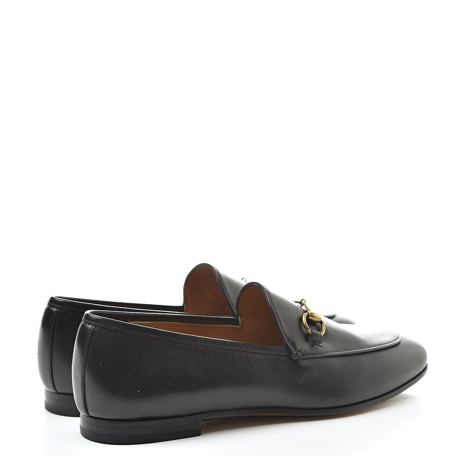 Gucci Calfskin Womens Jordaan Loafers 39 Black 4 of 7