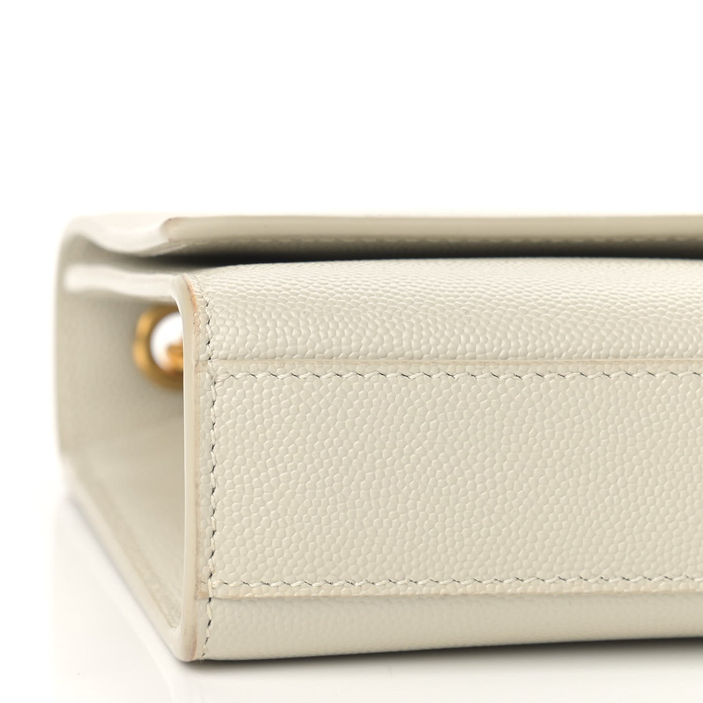 Grain De Poudre Medium Classic Monogram Kate Satchel Crema Soft