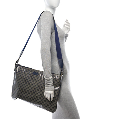 Gucci Crystal Monogram Messenger Bag Navy 2 of 10