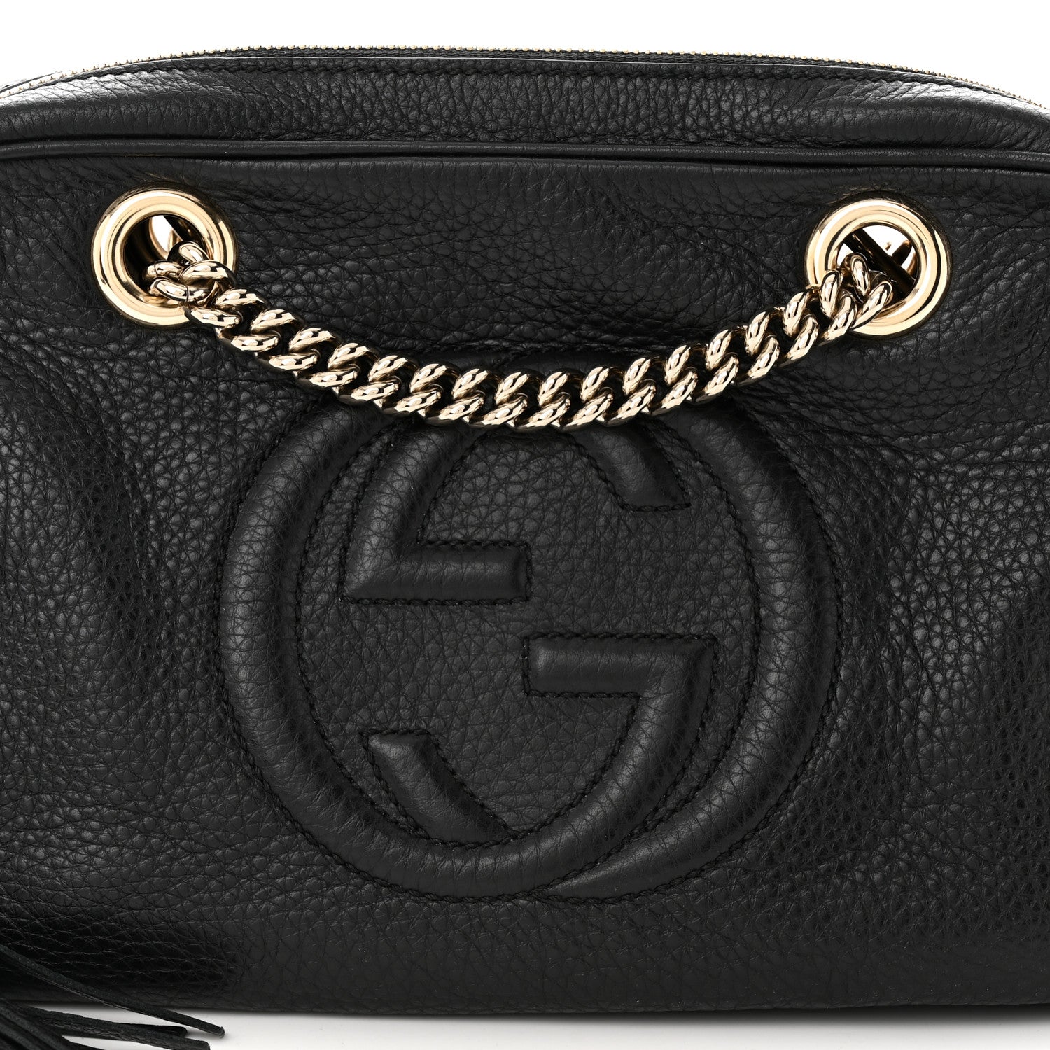 Gucci Pebbled Calfskin Small Soho Bowler Black 8 of 10
