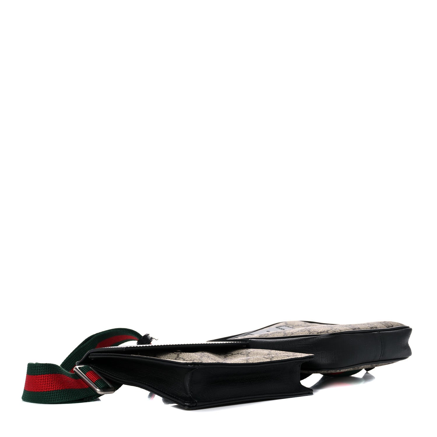 Gucci GG Supreme Monogram Web Belt Bag Black 4 of 16