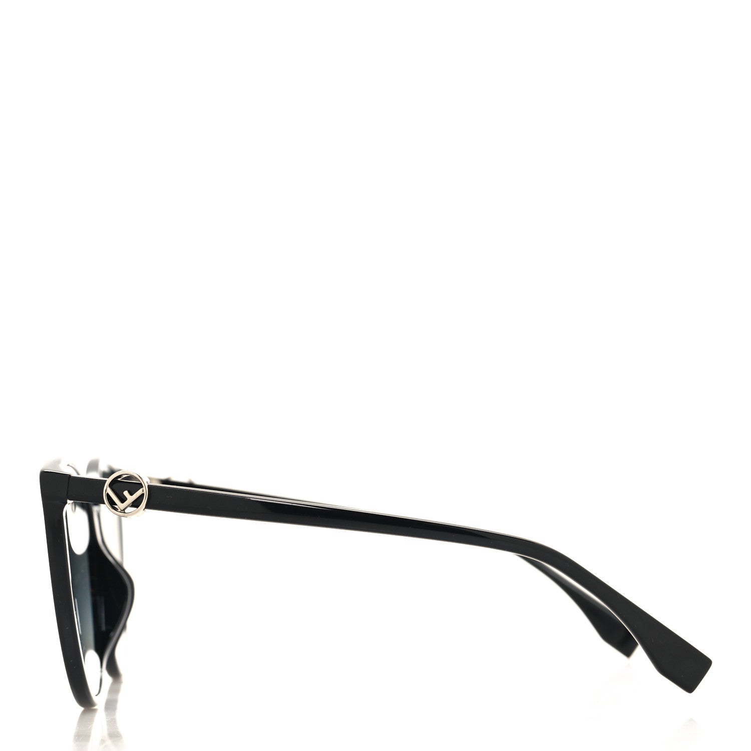 Fendi Acetate F Is Fendi FF Sunglasses FF 0310/F/S Black 3 of 7
