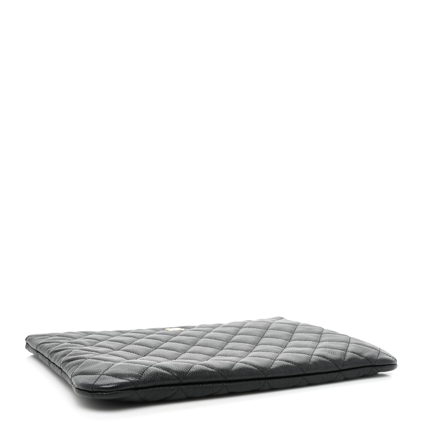 Caviar Quilted Medium Cosmetic Case Black