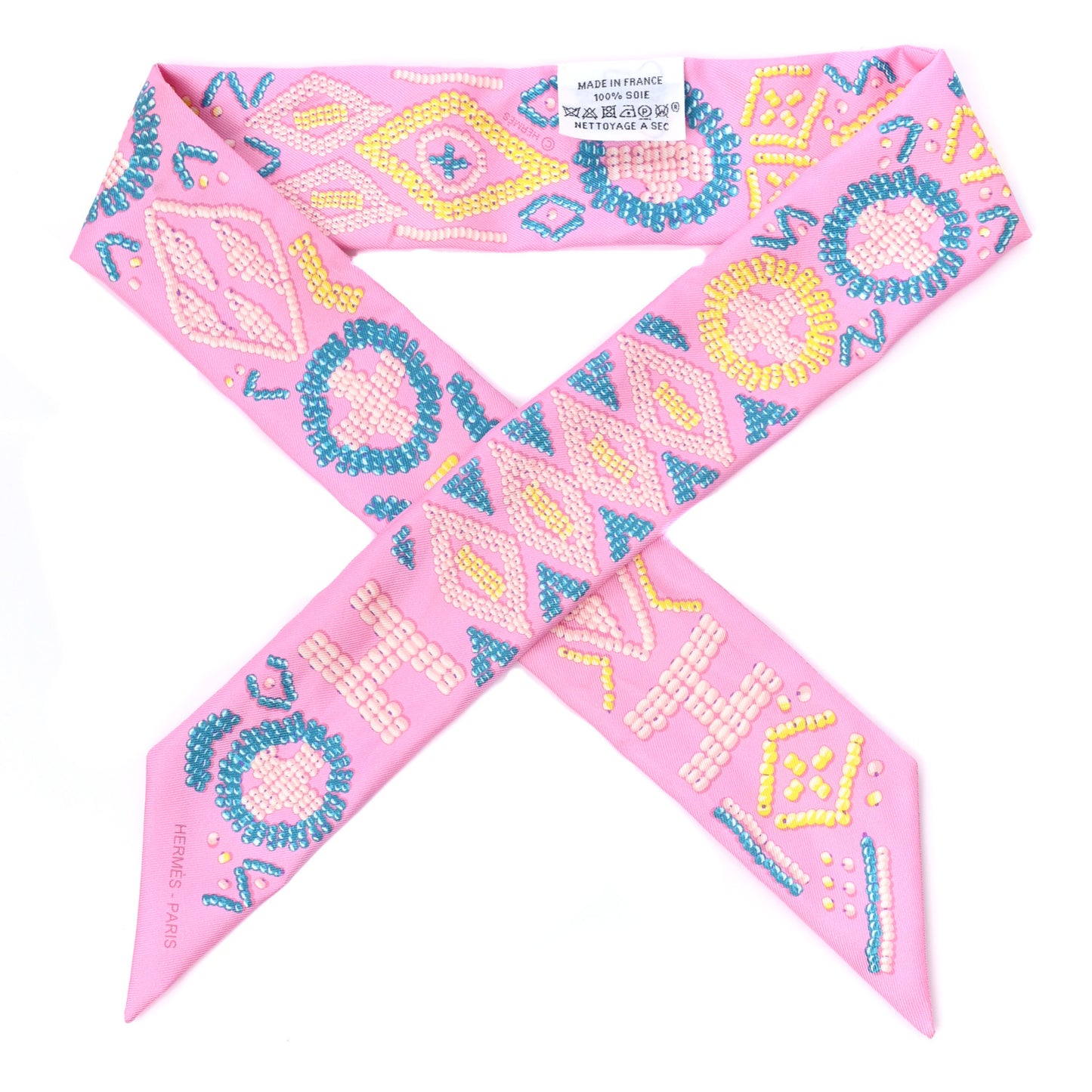 Silk Kelly En Perles Twilly Rose Bonbon Canard