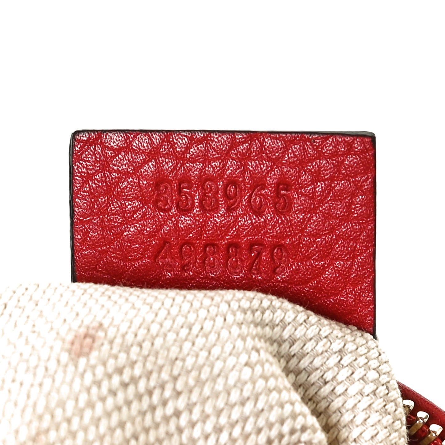 Pebbled Calfskin Mini Soho Chain Bag Tabasco Red