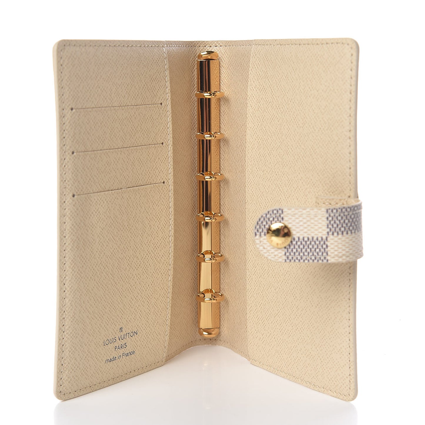 Damier Azur Small Ring Agenda Cover