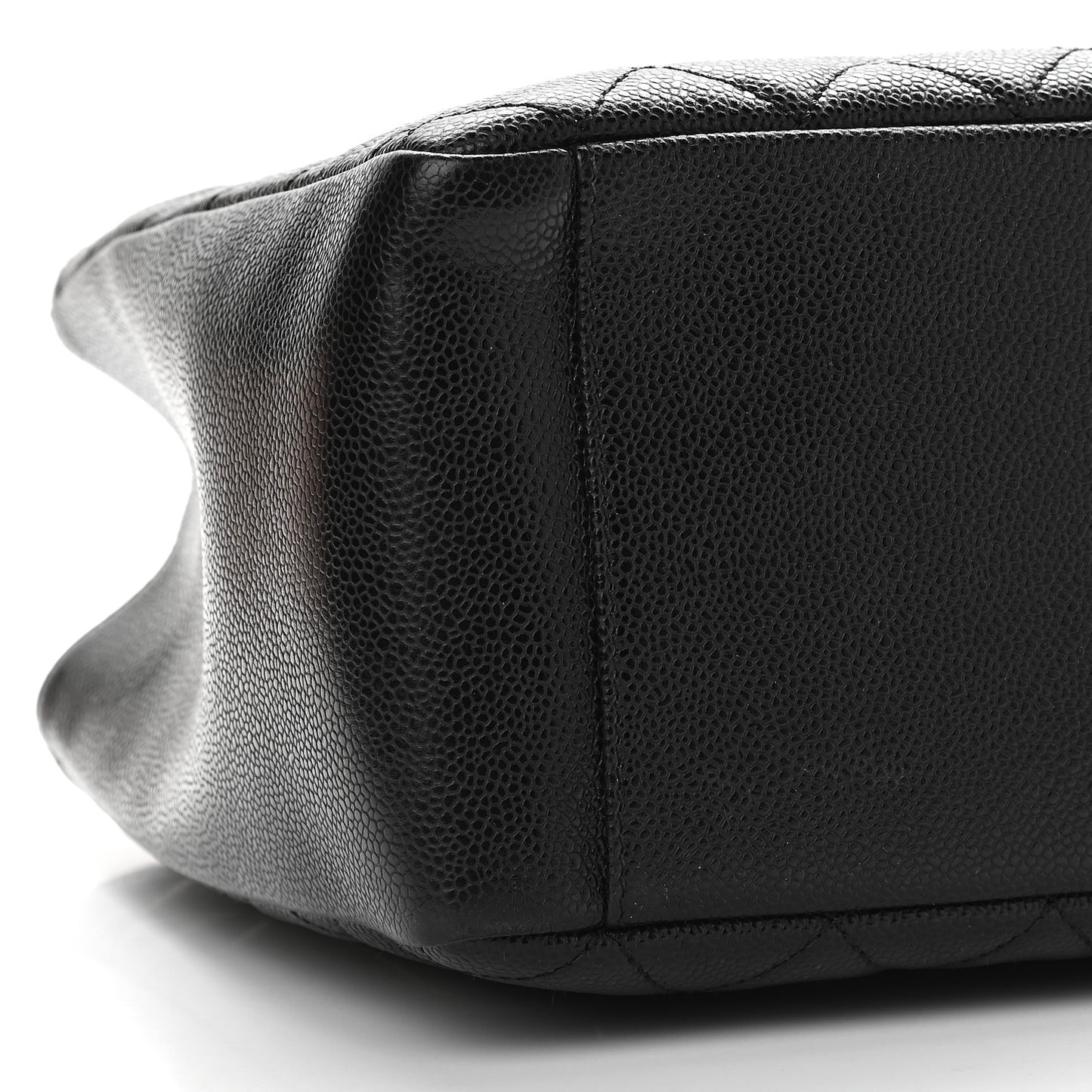 Caviar Quilted Grand Shopping Tote GST Black